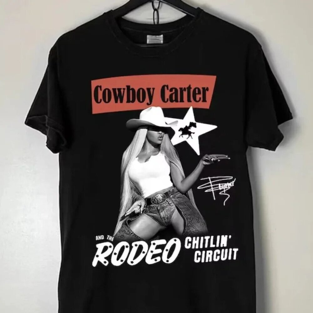 Beyoncé Rodeo Chitlin Circuit Tour 2025, Cowboy Carter Beyoncé T-Shirt 90 - Picture 1 of 5